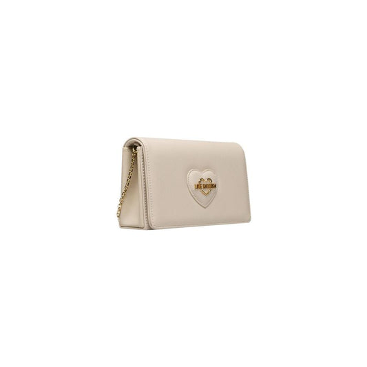 Love Moschino Beige Polyethylene Crossbody Bag Love Moschino