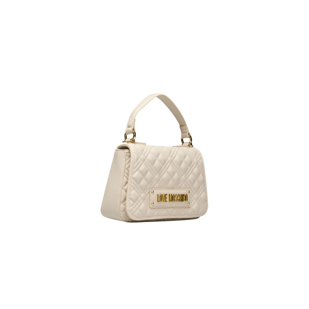 Love Moschino Beige Polyethylene Handbag Love Moschino