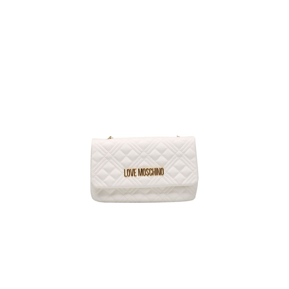 Love Moschino White Polyethylene Crossbody Bag Love Moschino