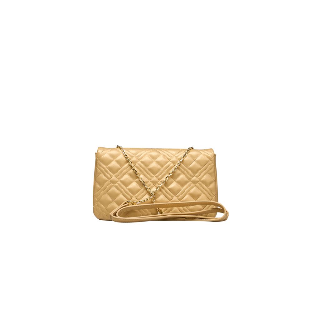 Love Moschino Gold Polyethylene Crossbody Bag Love Moschino