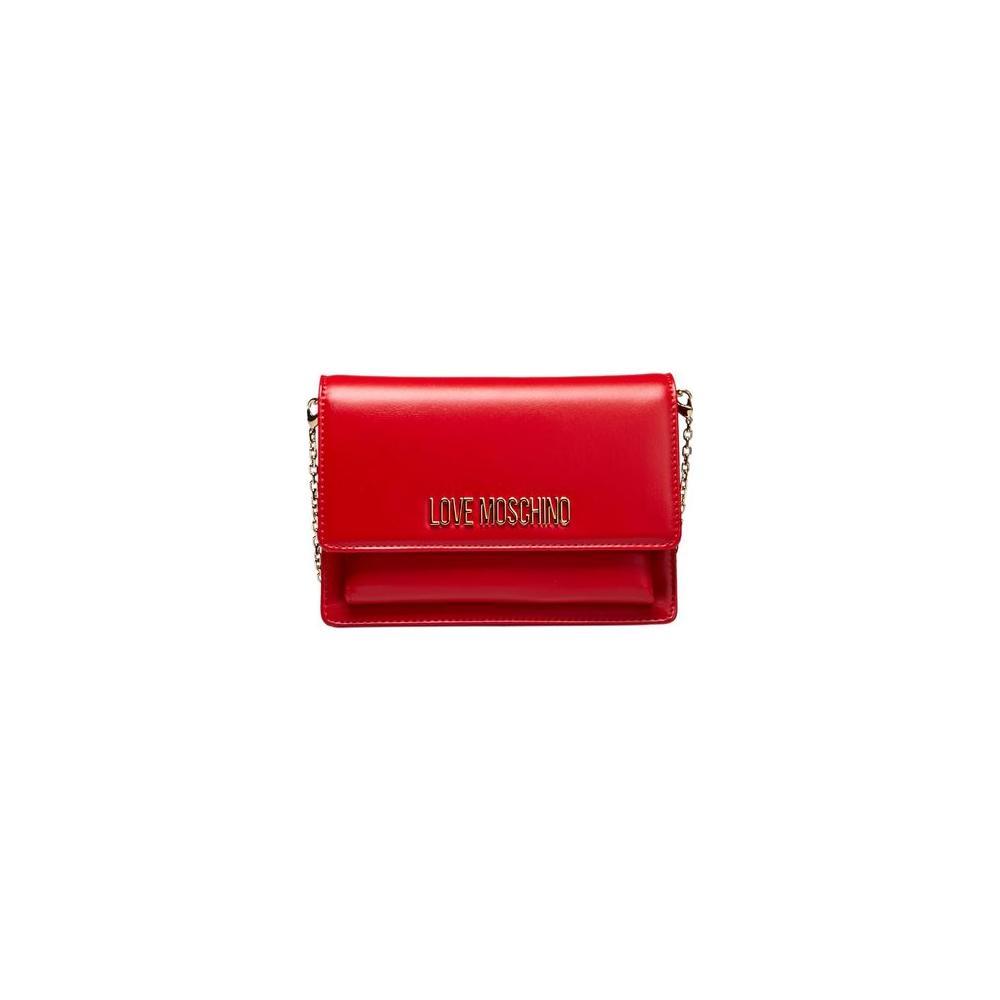 Love Moschino Red Polyethylene Crossbody Bag Love Moschino