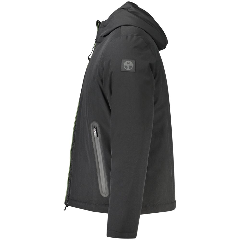 North Sails Black Polyester Jacket North Sails