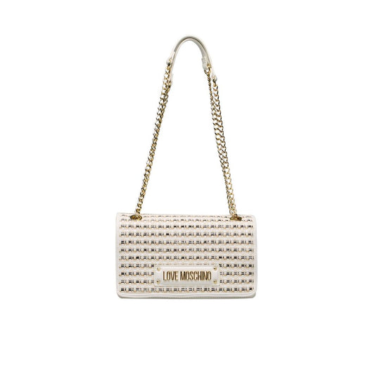 Love Moschino White Polyethylene Crossbody Bag Love Moschino