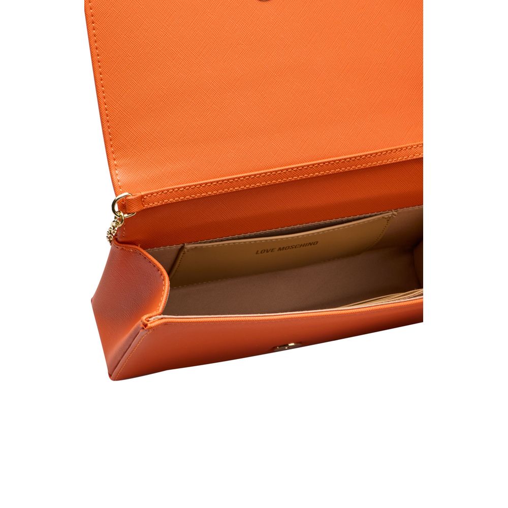 Love Moschino Orange Polyethylene Crossbody Bag Love Moschino