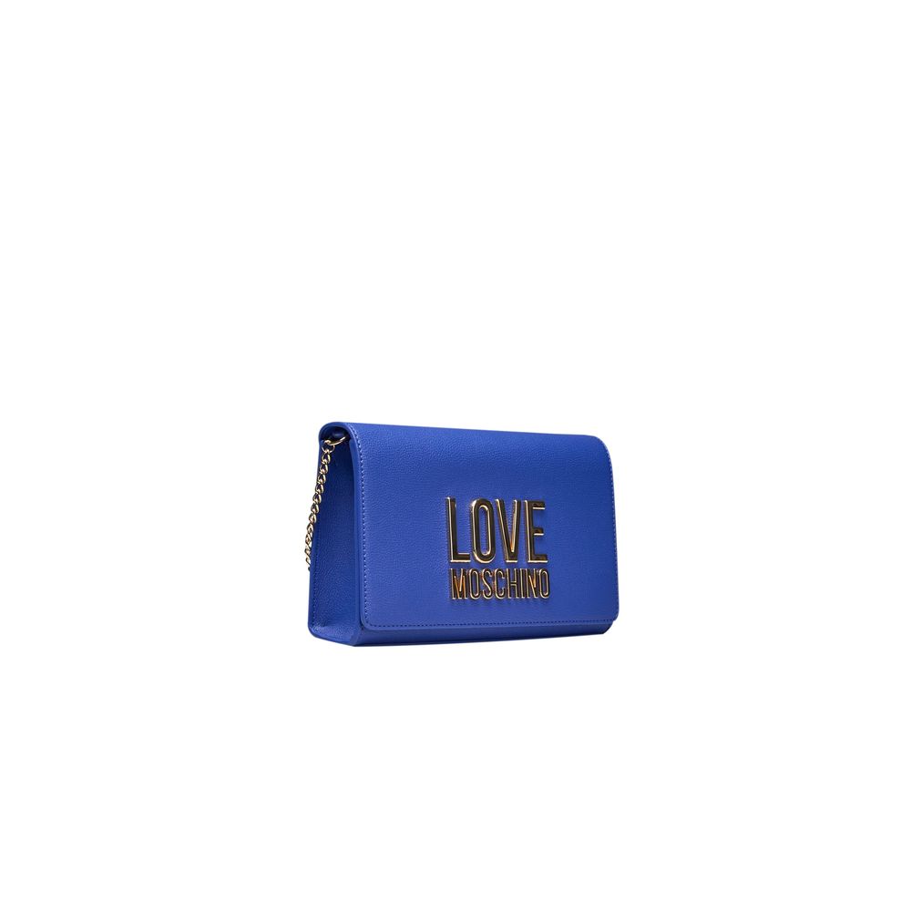 Love Moschino Blue Polyethylene Crossbody Bag Love Moschino