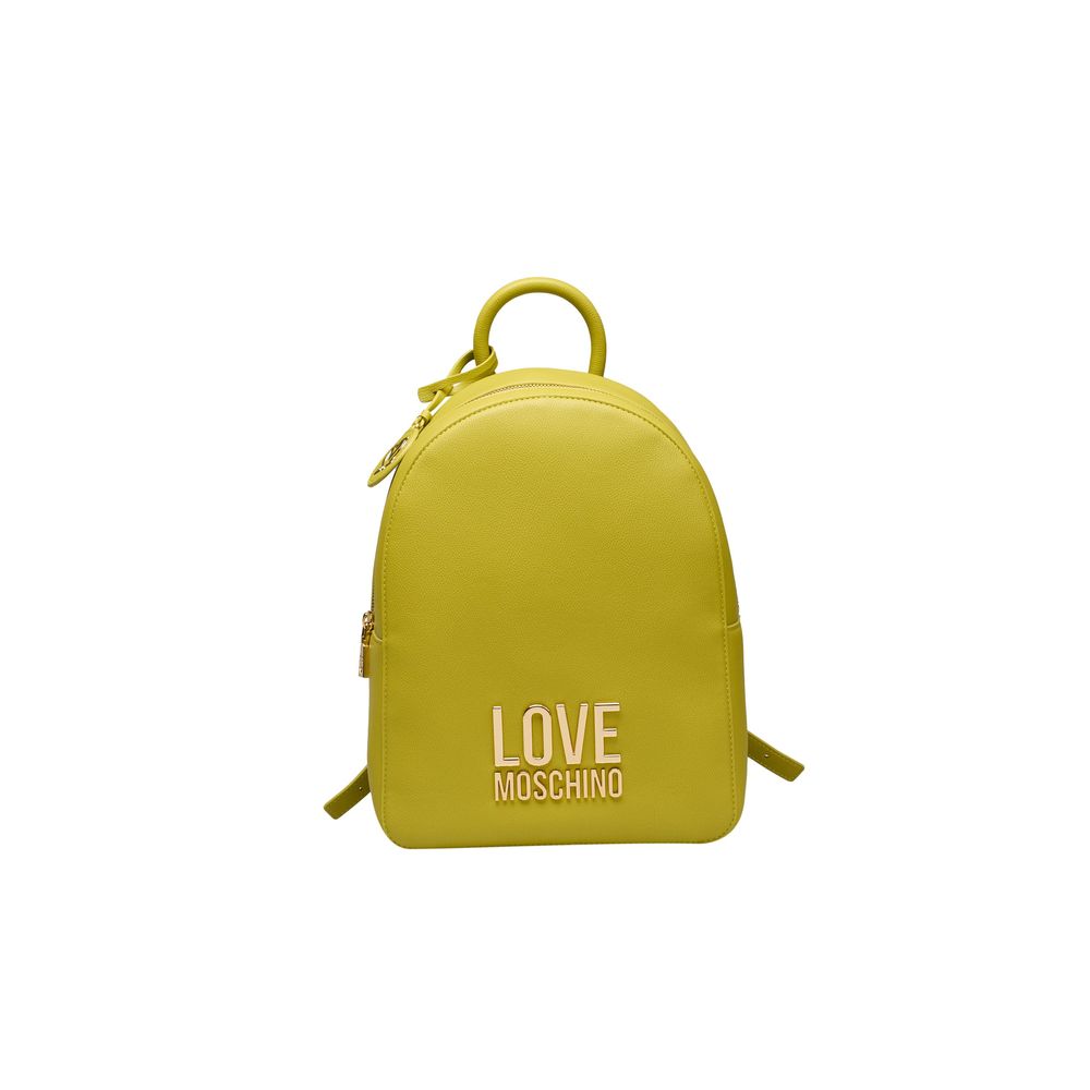 Love Moschino Yellow Polyethylene Backpack Love Moschino