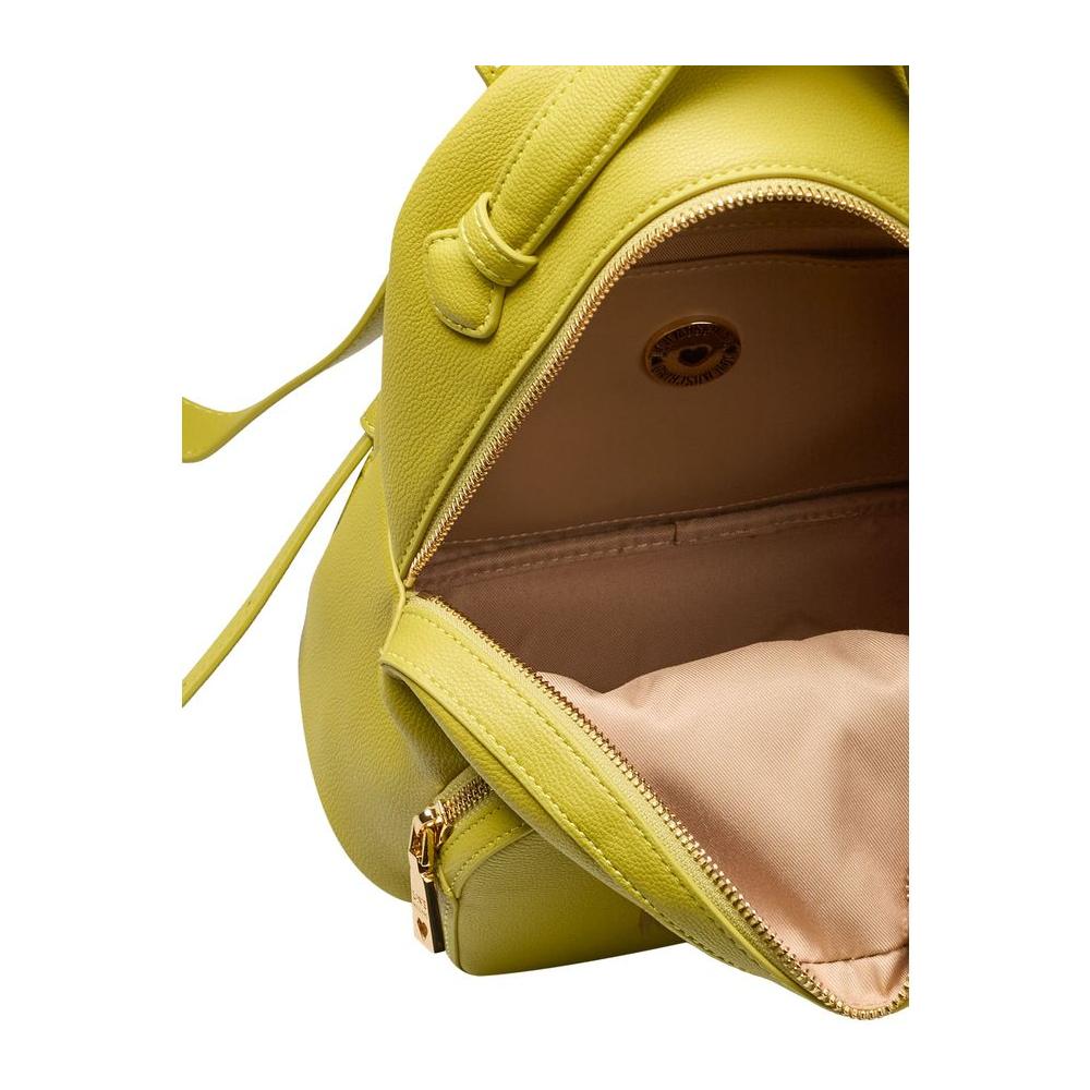 Love Moschino Yellow Polyethylene Backpack