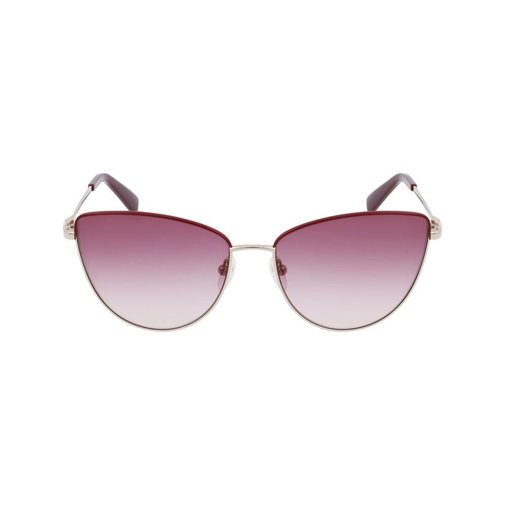 Longchamp Gold Metal Sunglasses Longchamp