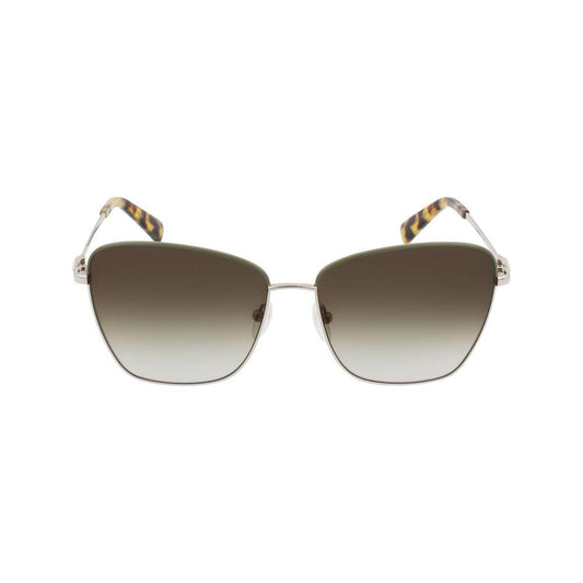 Longchamp Gold Metal Sunglasses Longchamp