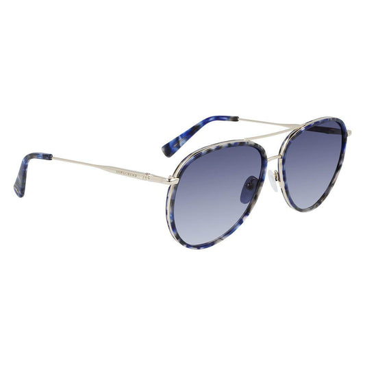 Longchamp Gold Metal Sunglasses Longchamp