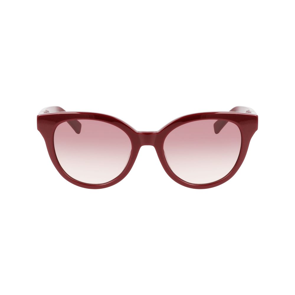 Longchamp Red Acetate Sunglasses