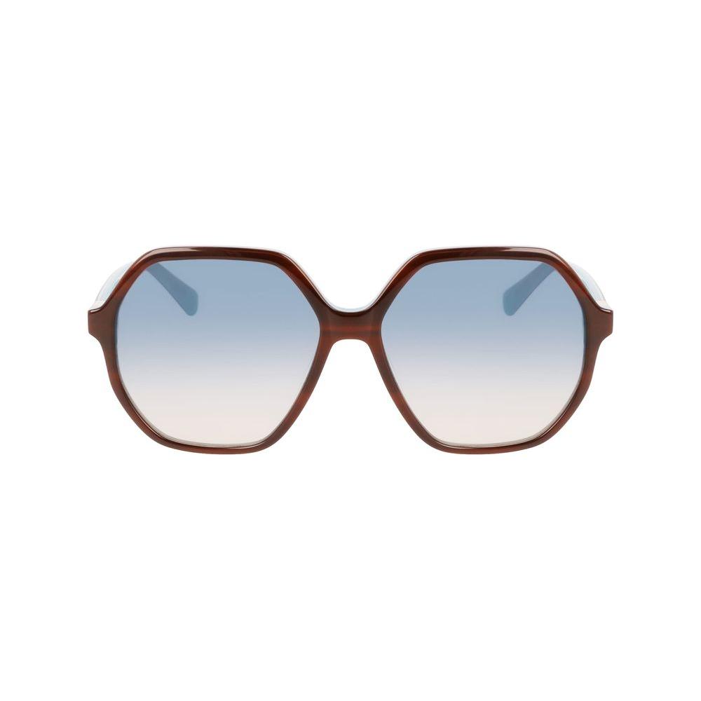 Longchamp Brown Acetate Sunglasses