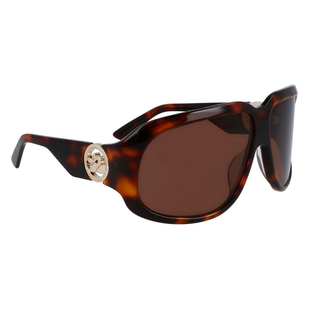 Longchamp Brown Acetate Sunglasses