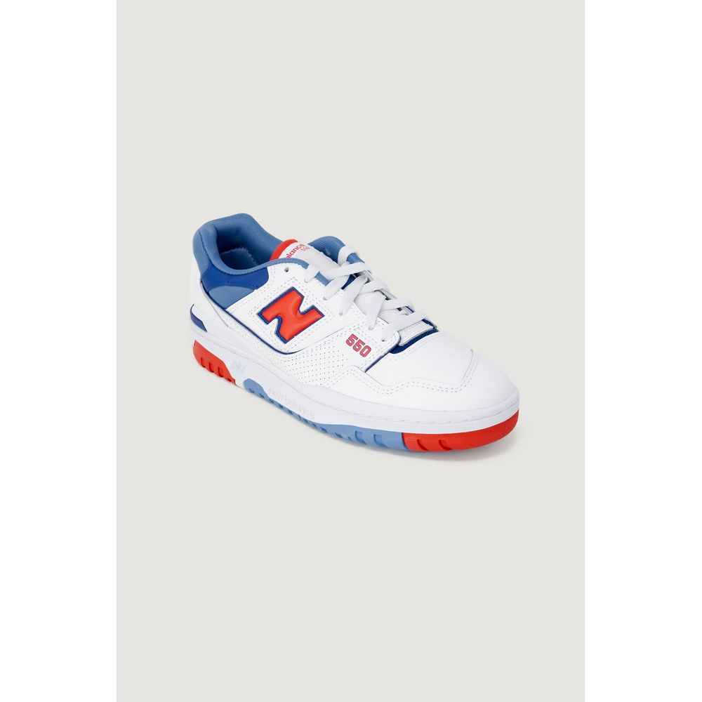 New Balance Blue Synthetic Leather Sneaker New Balance