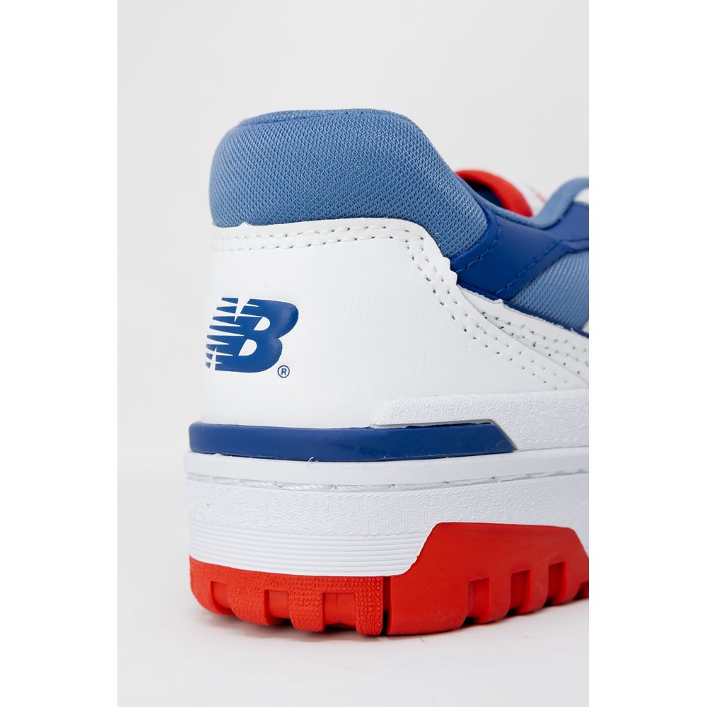 New Balance Blue Synthetic Leather Sneaker New Balance