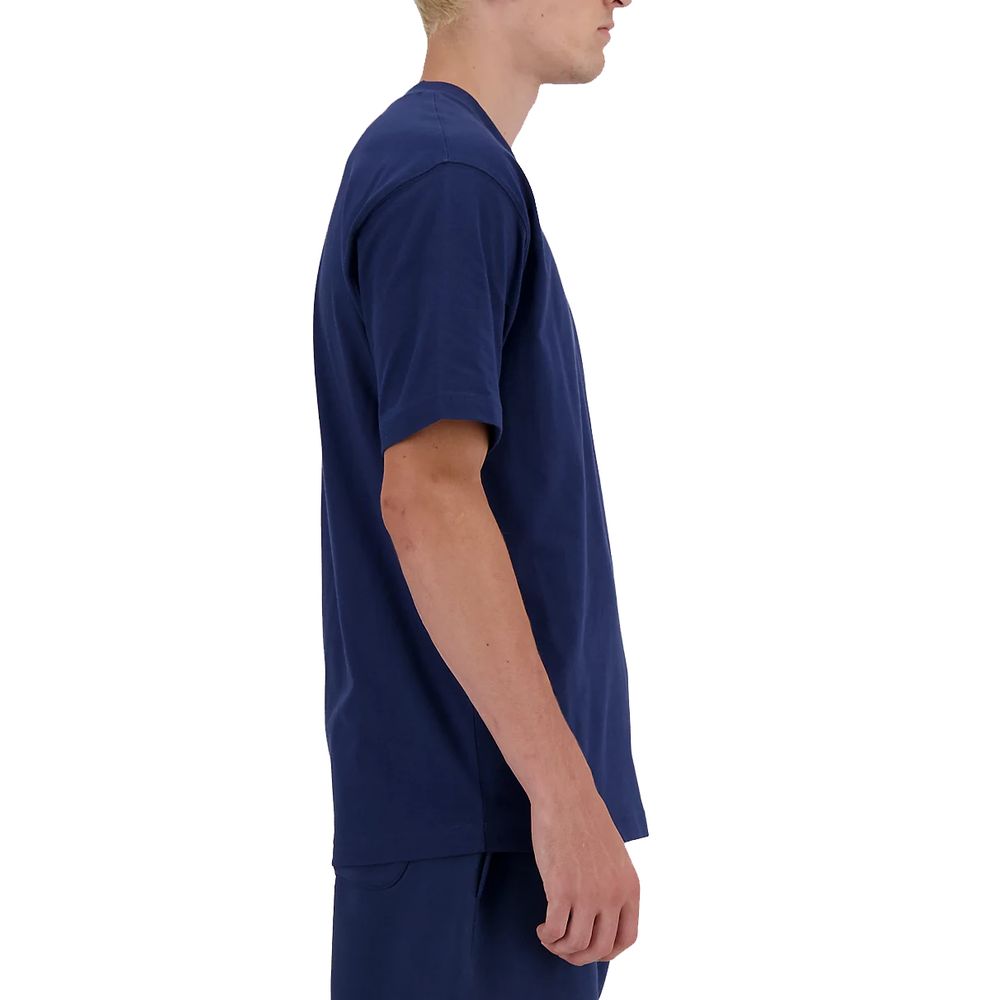 New Balance Blue Cotton T-Shirt New Balance