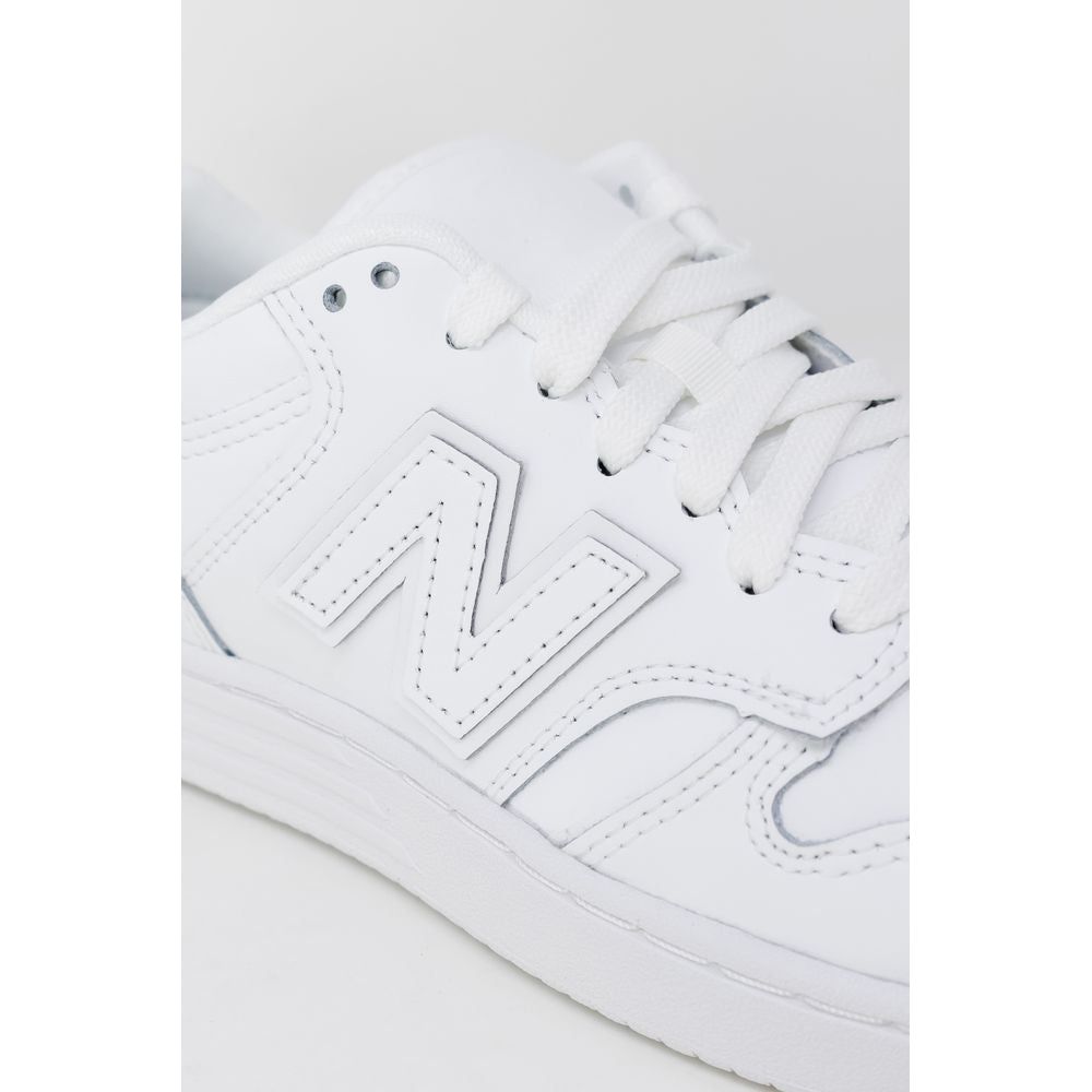 New Balance White Synthetic Leather Sneaker New Balance