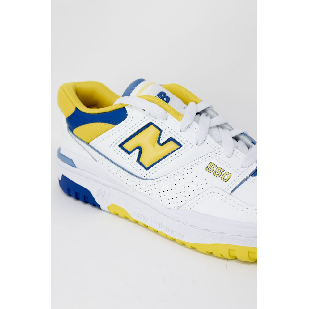 New Balance Yellow Synthetic Leather Sneaker New Balance