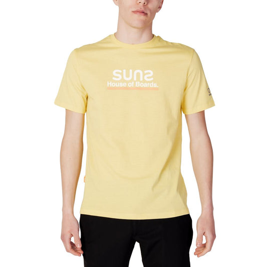 Suns Yellow Cotton T-Shirt Suns