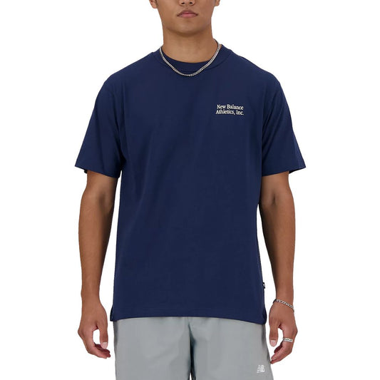 New Balance Blue Cotton T-Shirt New Balance