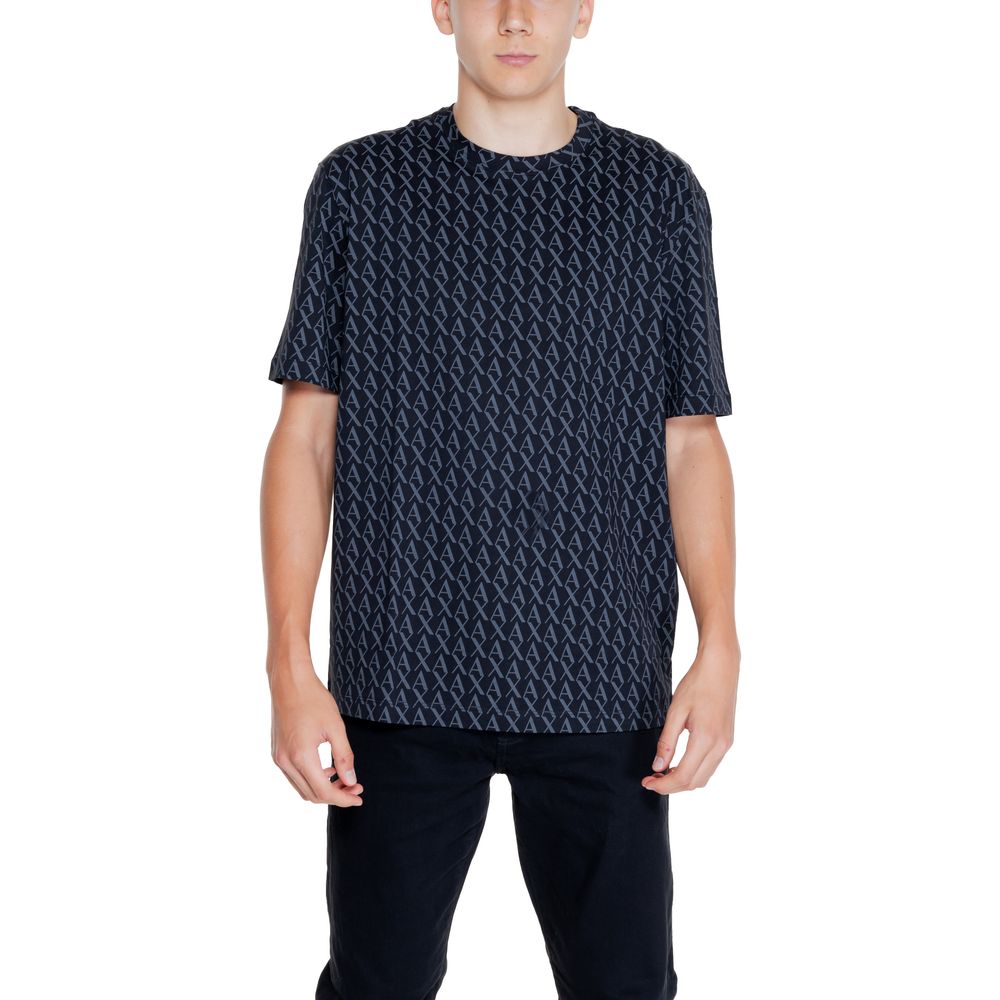 Armani Exchange Black Cotton T-Shirt Armani Exchange