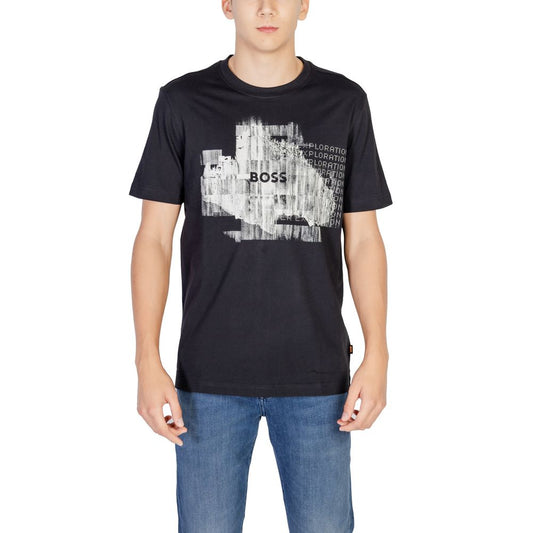 Hugo Boss Black Cotton T-Shirt Hugo Boss