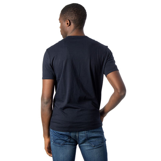 Armani Exchange Blue Cotton T-Shirt Armani Exchange