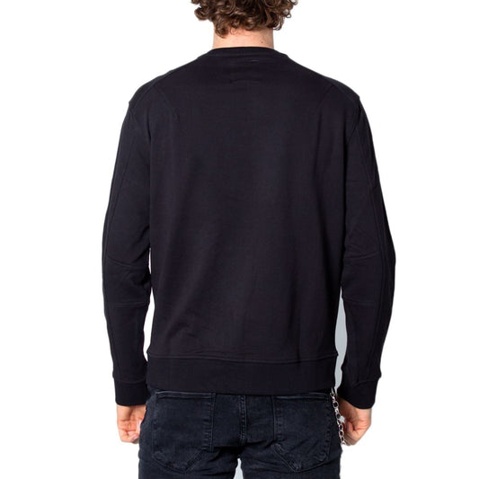 Armani Exchange Black Cotton Sweater Armani Exchange