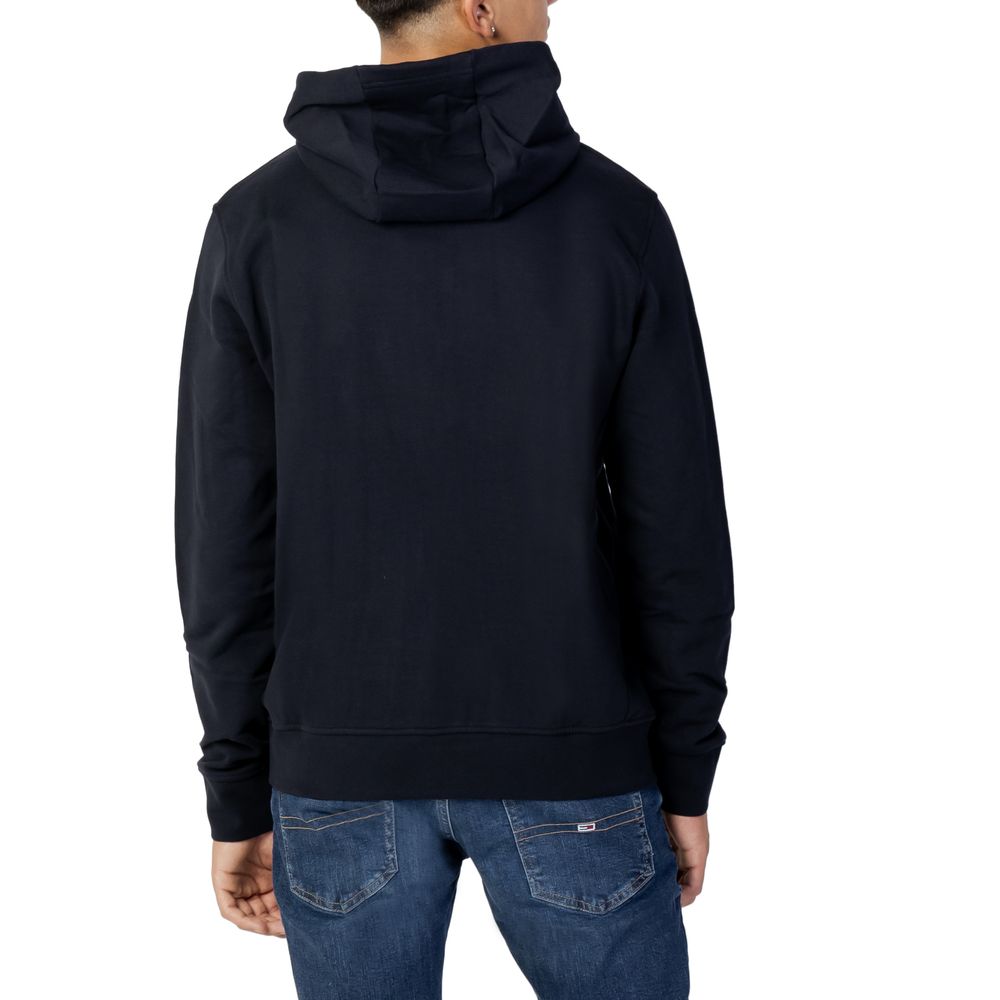 Armani Exchange Blue Cotton Sweater Armani Exchange