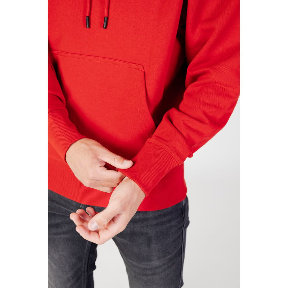 Hugo Boss Red Cotton Sweater Hugo Boss