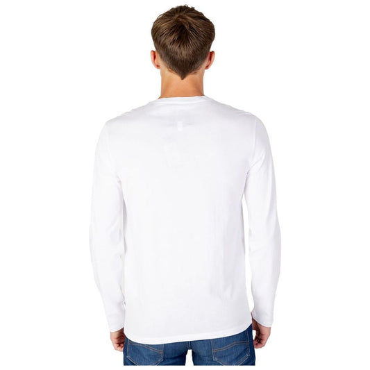 Armani Exchange White Cotton T-Shirt