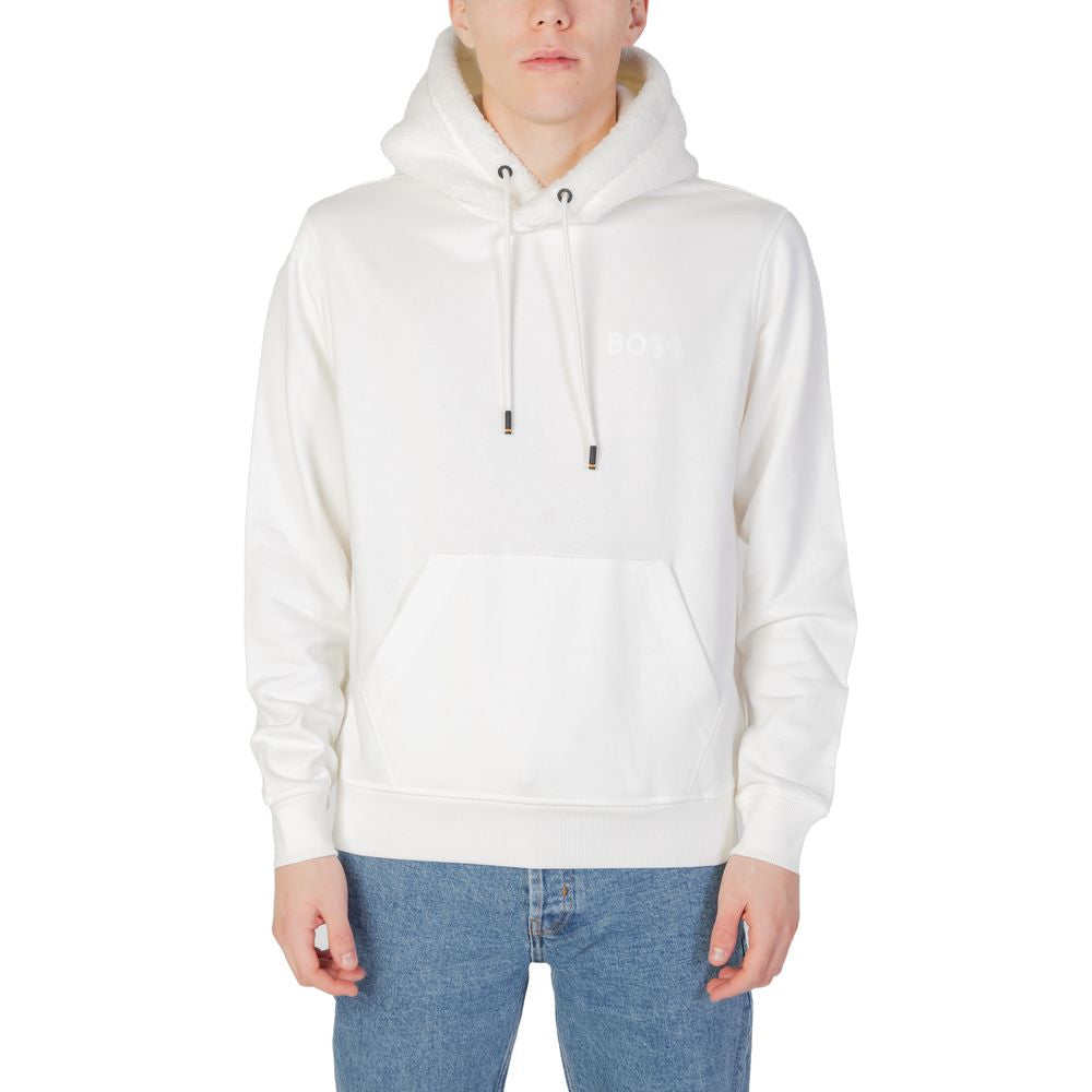 Hugo Boss Cream Cotton Sweater Hugo Boss