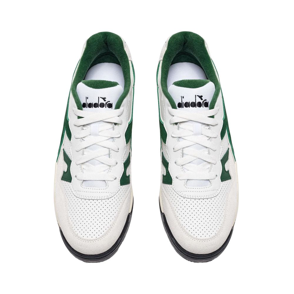 Diadora Green Synthetic Leather Sneaker Diadora