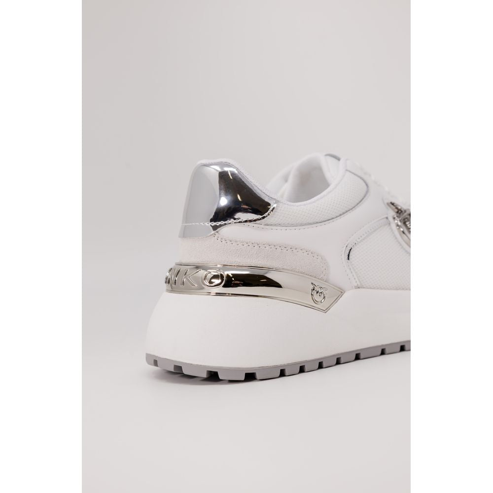 PINKO White Leather Sneaker PINKO