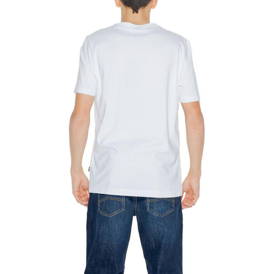 Hugo Boss White Cotton T-Shirt