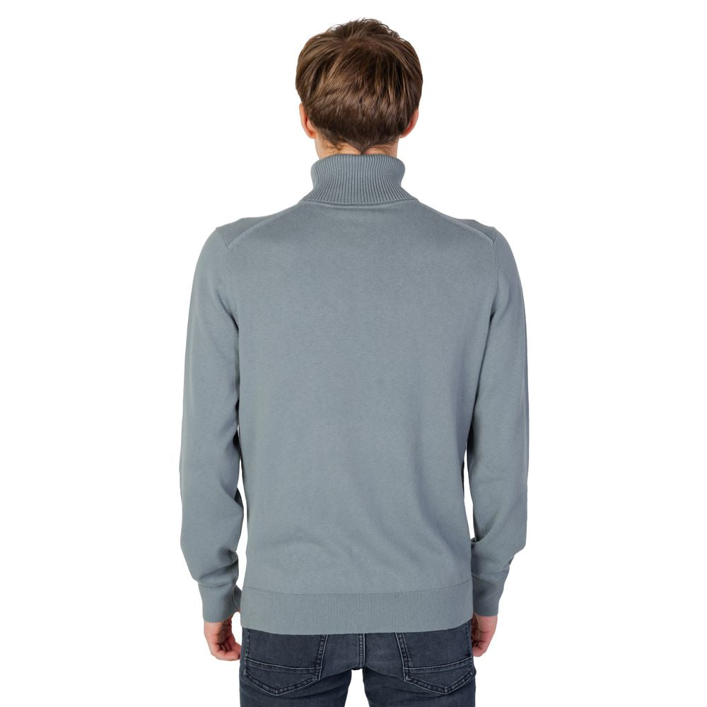 Hugo Boss Green Cotton Sweater Hugo Boss