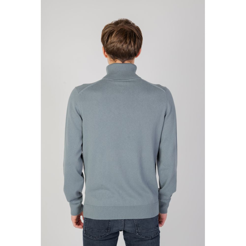 Hugo Boss Green Cotton Sweater Hugo Boss