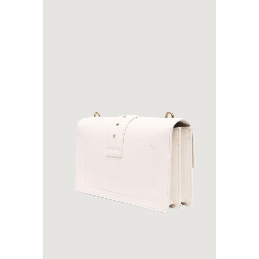 PINKO White Leather Handbag PINKO