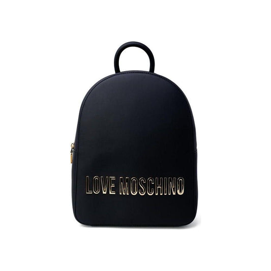 Love Moschino Black Polyethylene Backpack Love Moschino