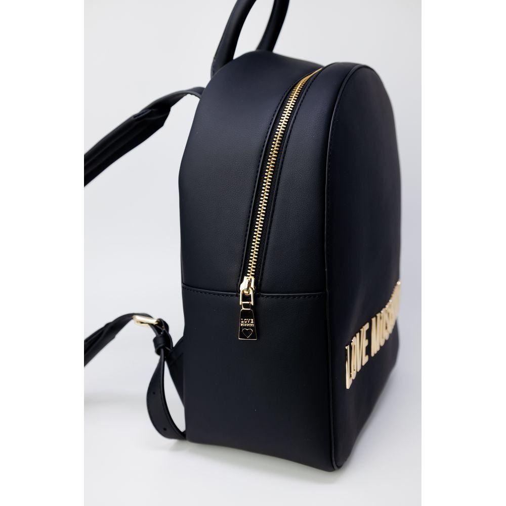 Love Moschino Black Polyethylene Backpack Love Moschino