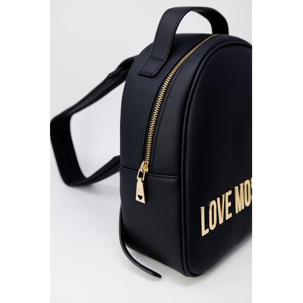 Love Moschino Black Polyethylene Backpack Love Moschino