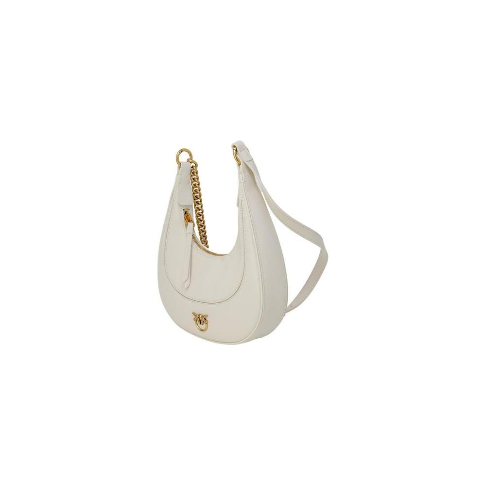 PINKO White Leather Handbag PINKO