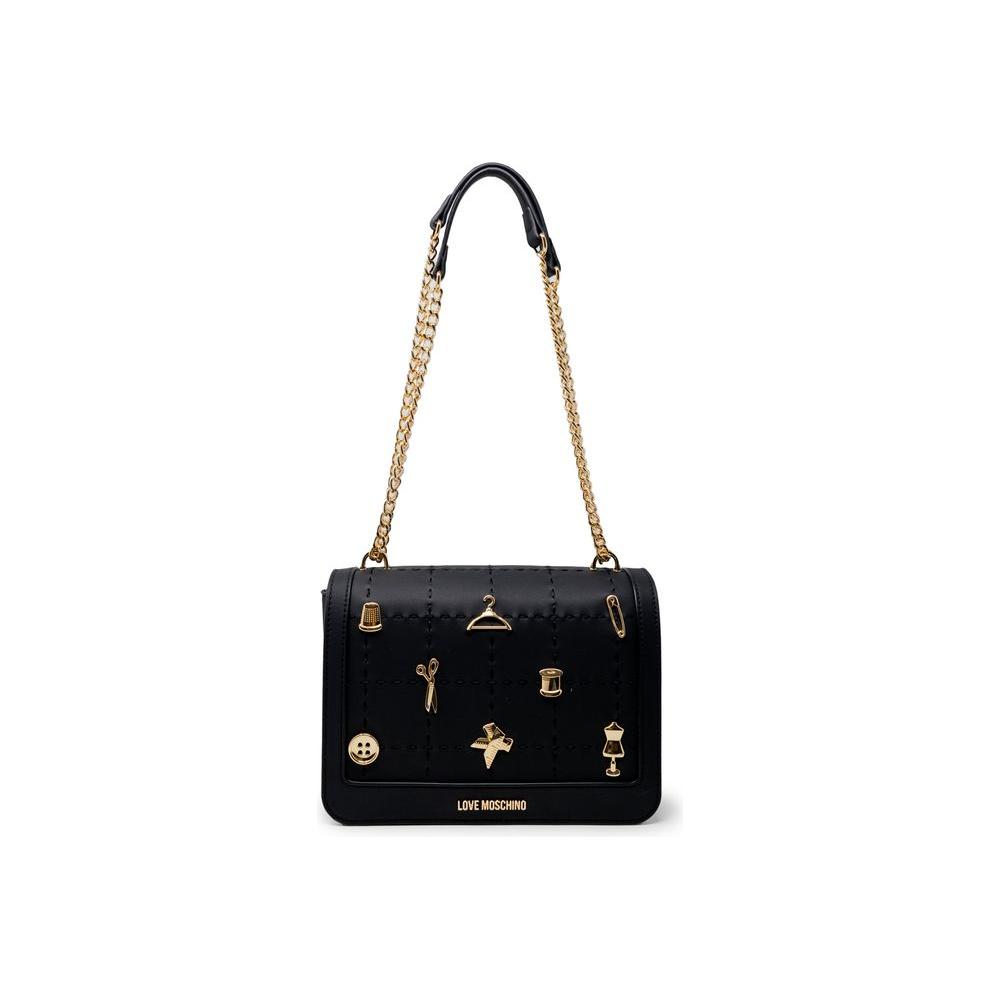 Love Moschino Black Polyethylene Handbag Love Moschino