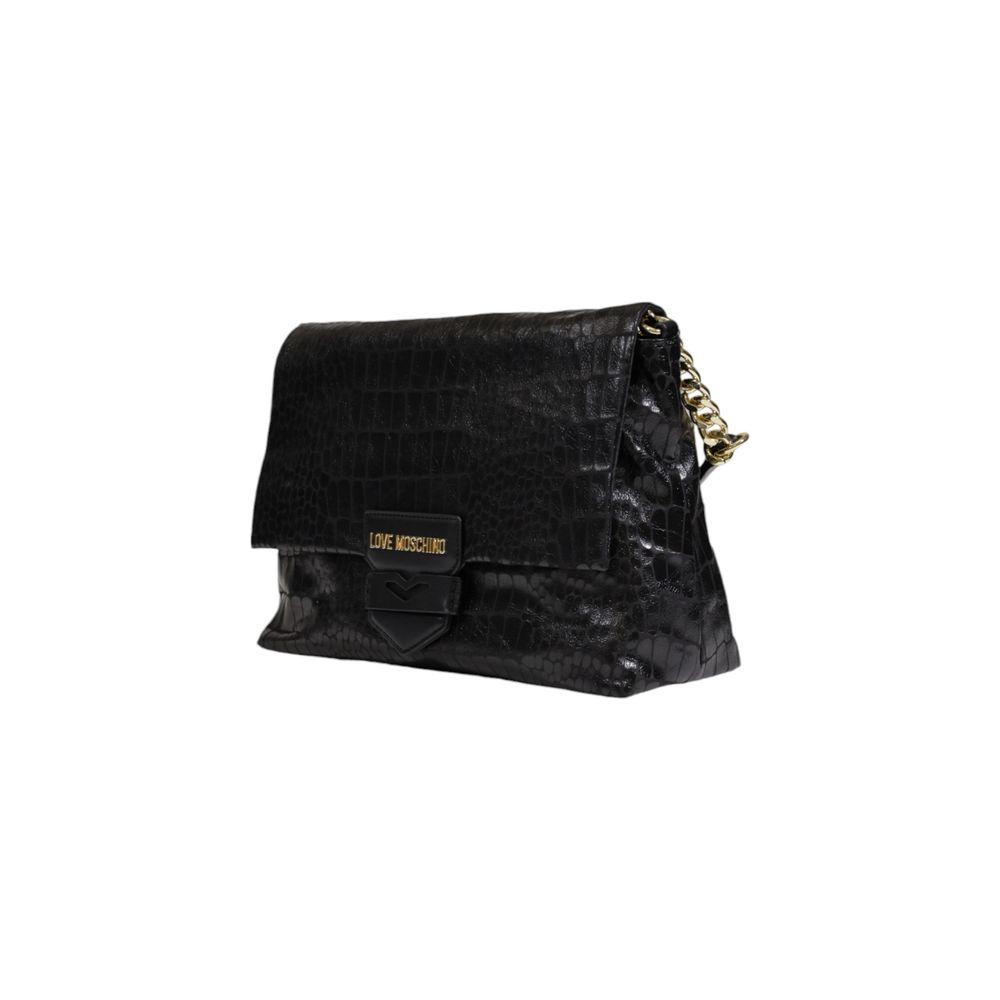 Love Moschino Black Polyester Handbag Love Moschino