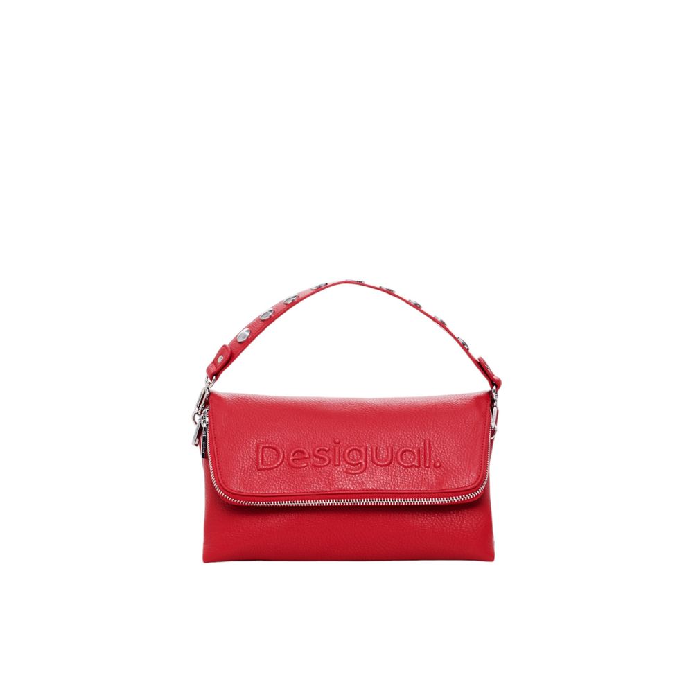 Desigual Red Polyethylene Handbag