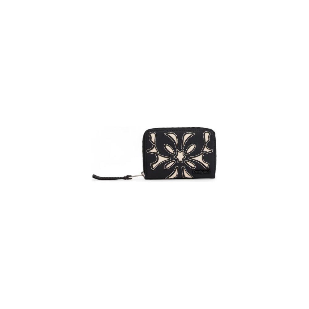 Desigual Black Polyethylene Wallet Desigual