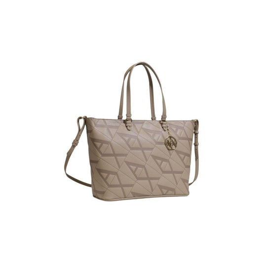 Armani Exchange Beige Polyethylene Handbag Armani Exchange