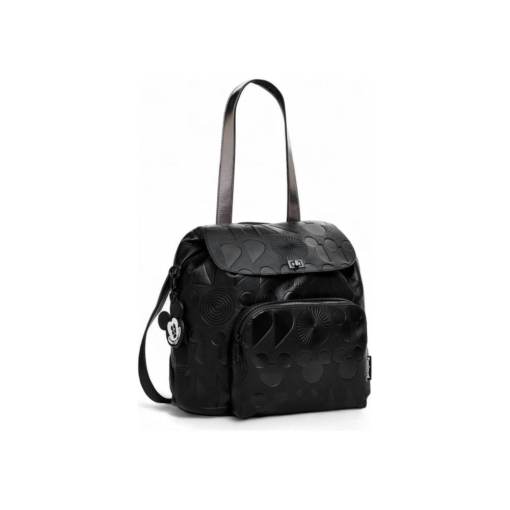 Desigual Black Polyethylene Backpack Desigual