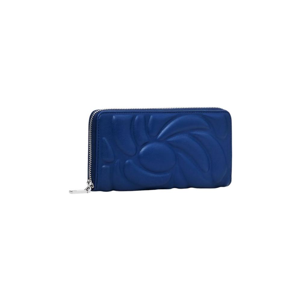 Desigual Blue Polyethylene Wallet Desigual