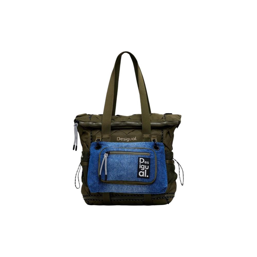 Desigual Green Polyamide Backpack Desigual